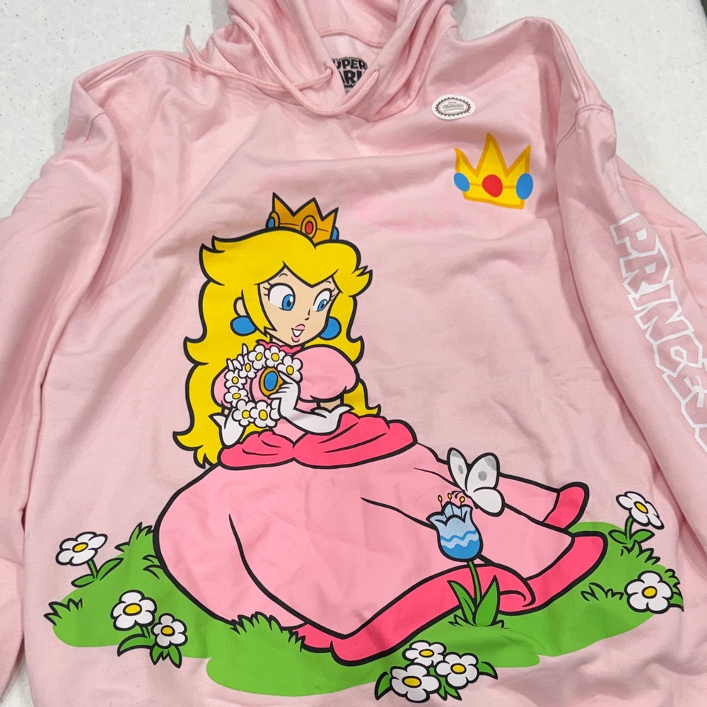 Nintendo Pink Princess Peach Hoodie